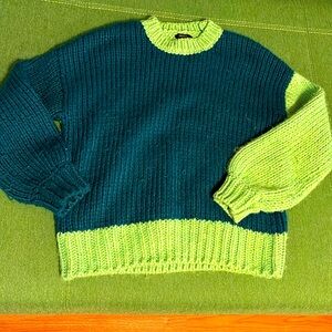 Forever 21 chunky knit crewneck sweater